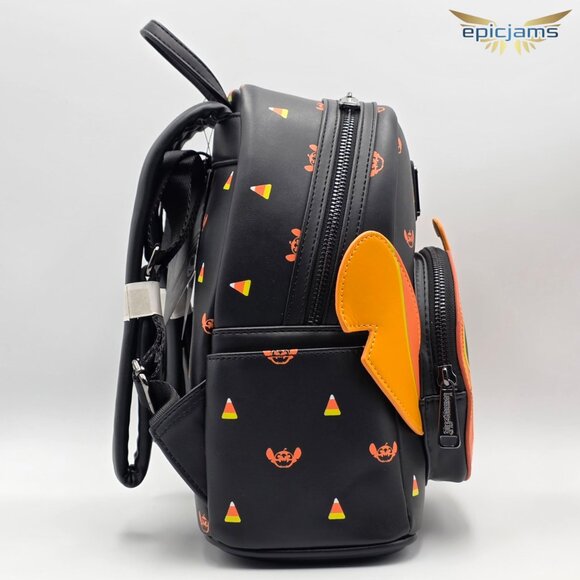 Loungefly Disney Lilo & Stitch Jack-o\'-lantern Stitch Mini Backpack